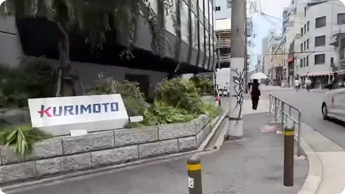 四ツ橋駅からの道のり